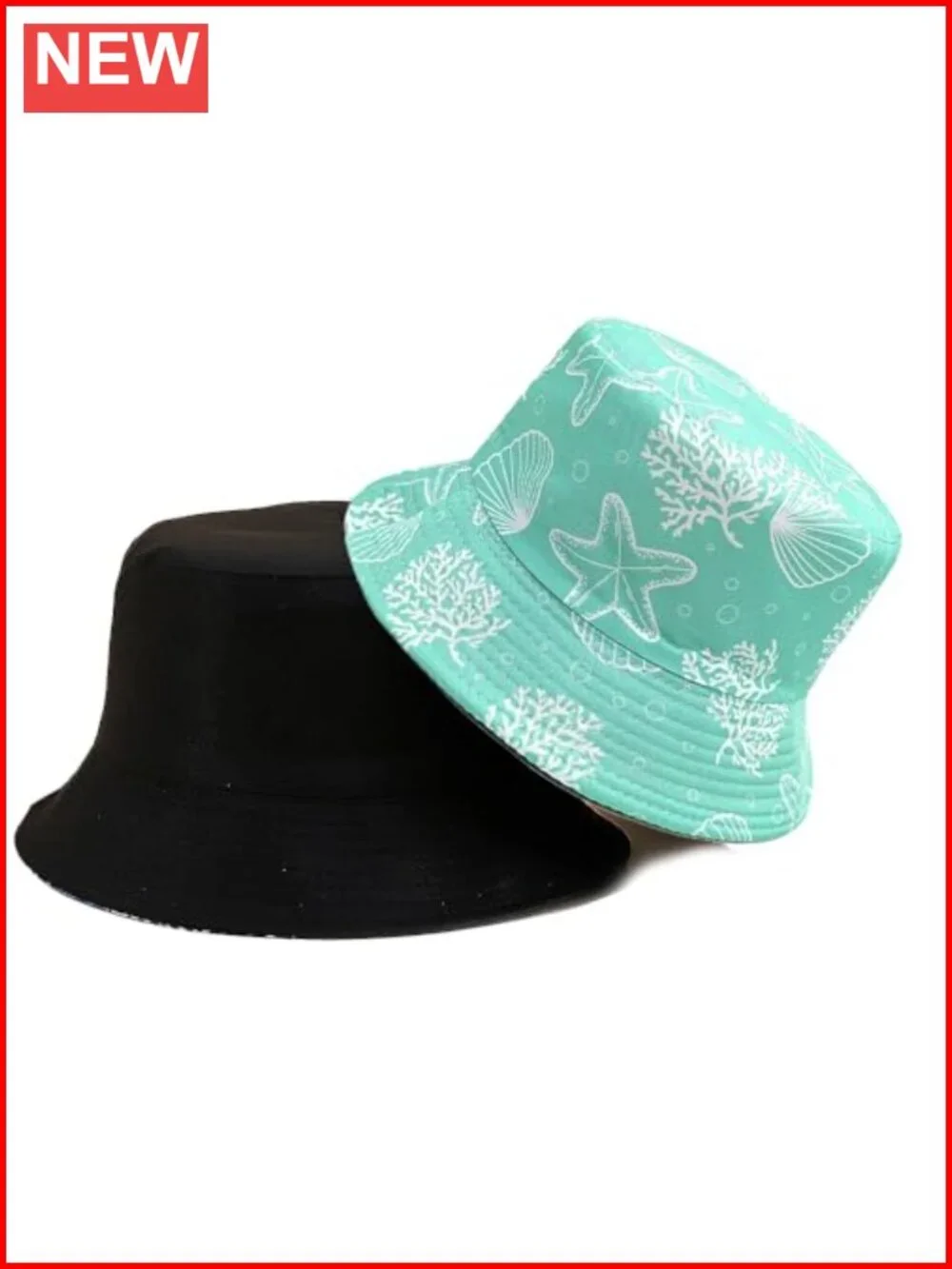 Reversible Bucket Hat Women Men UV Sun Protection Fishing Hat Lightweight